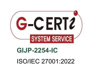 G-CERTi ISO/IEC 27001:2022 認証ロゴ GIJP-2254-IC